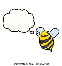cartoon fat bee
