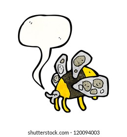 cartoon fat bee