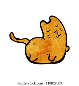 cartoon fat cat
