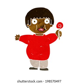 cartoon fat child