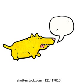 cartoon fat dog