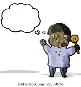 niño gordo de dibujos animados