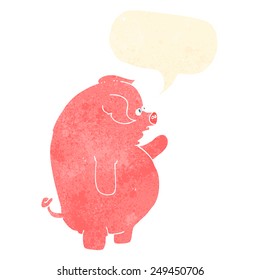 Cartoon-Fett-Schwein