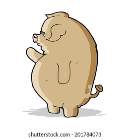 Cartoon-Fettgrube