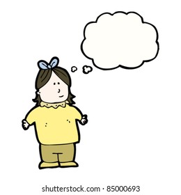 cartoon fat plain girl