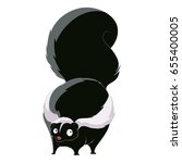 Cartoon fat Skunk