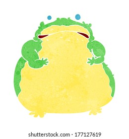 cartoon fat toad