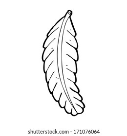 pluma de dibujos animados