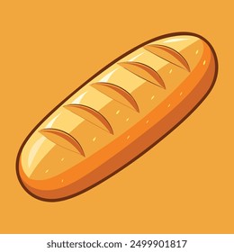 A cartoon featuring bread on top of a loaf