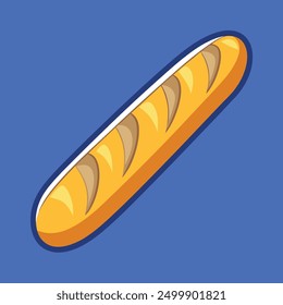 A cartoon featuring bread on top of a loaf
