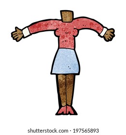 cartoon female body (add photos or mix and match cartoons)