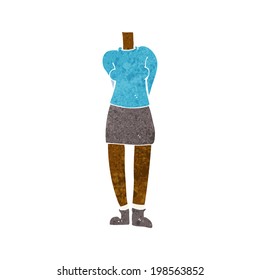 cartoon female body (mix and match cartoons or add own photos)