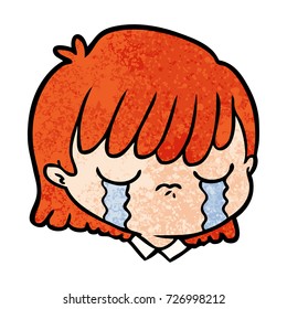 cara femenina de dibujos animados