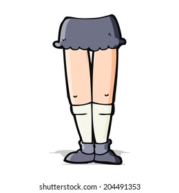 Cartoon Female Legs Stock Illustration 171767831