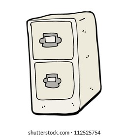 cartoon filing cabinet