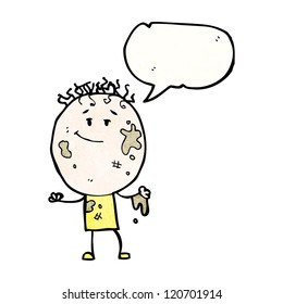 cartoon filthy boy