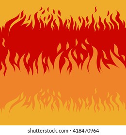 Cartoon fire background pattern