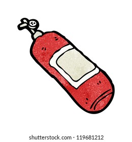 cartoon fire extinguisher