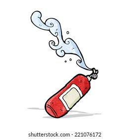 cartoon fire extinguisher