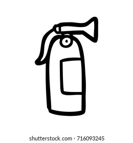 cartoon fire extinguisher