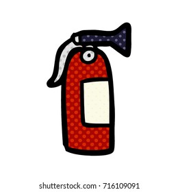 cartoon fire extinguisher