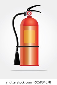 Cartoon, Fire extinguisher., vector eps10