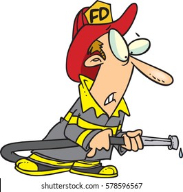 Cartoon Fire Fighter