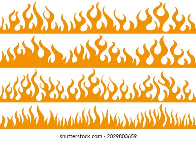 Rahmenrahmen für Karikaturen-Feuer Design-Element