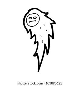 cartoon fireball character