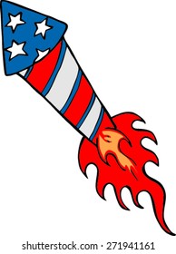  cartoon firework doodle style