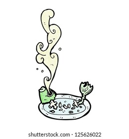 cartoon fish bones
