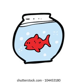 cartoon fish in bowl