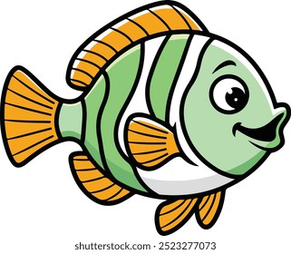 Cartoon Fish Clipart Vector file