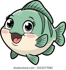 Cartoon Fish Clipart Vector file