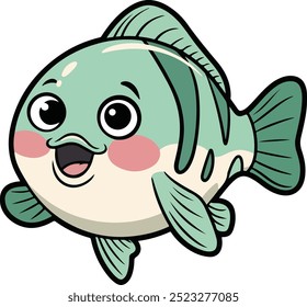 Cartoon Fish Clipart Vector file