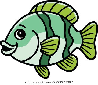 Cartoon Fish Clipart Vector file