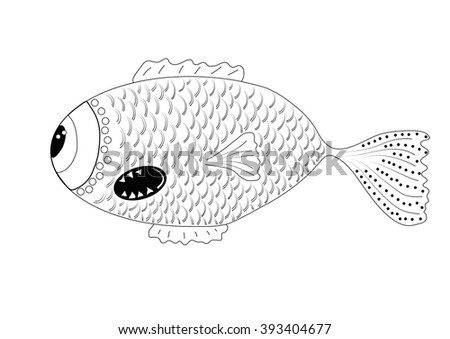 cartoon fish decorative