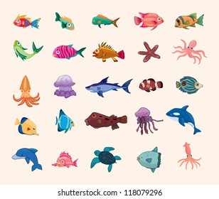 Cartoon Fish Icon