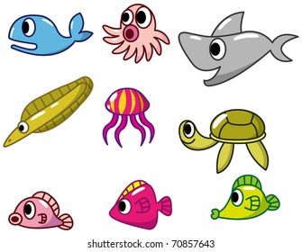 cartoon fish icon