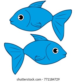 cartoon fish icon image