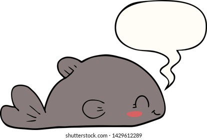 peces caricatura con burbuja de habla