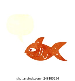 peces caricatura con burbuja de habla