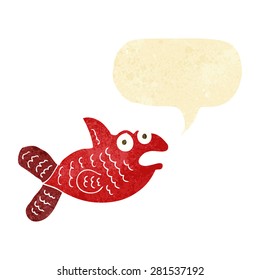 cartoon fish with speech bubble