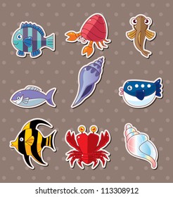 cartoon fish stickers