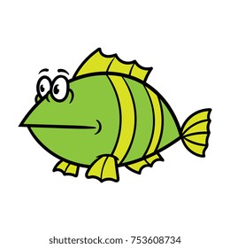 Cartoon Fish Vector Illustration