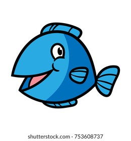 Cartoon Fish Vector Illustration