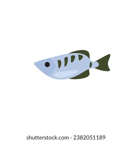 Cartoon fish vector Illustration of fantasy sea fish, sea fish vector