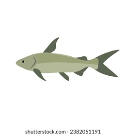Cartoon fish vector Illustration of fantasy sea fish, sea fish vector