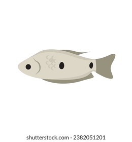 Cartoon fish vector Illustration of fantasy sea fish, sea fish vector