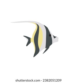 Cartoon fish vector Illustration of fantasy sea fish, sea fish vector